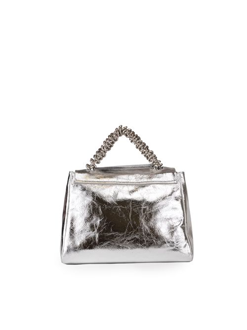 Borsa tote Sveva Metal Media in pelle argento ORCIANI | BT2006 METARG
